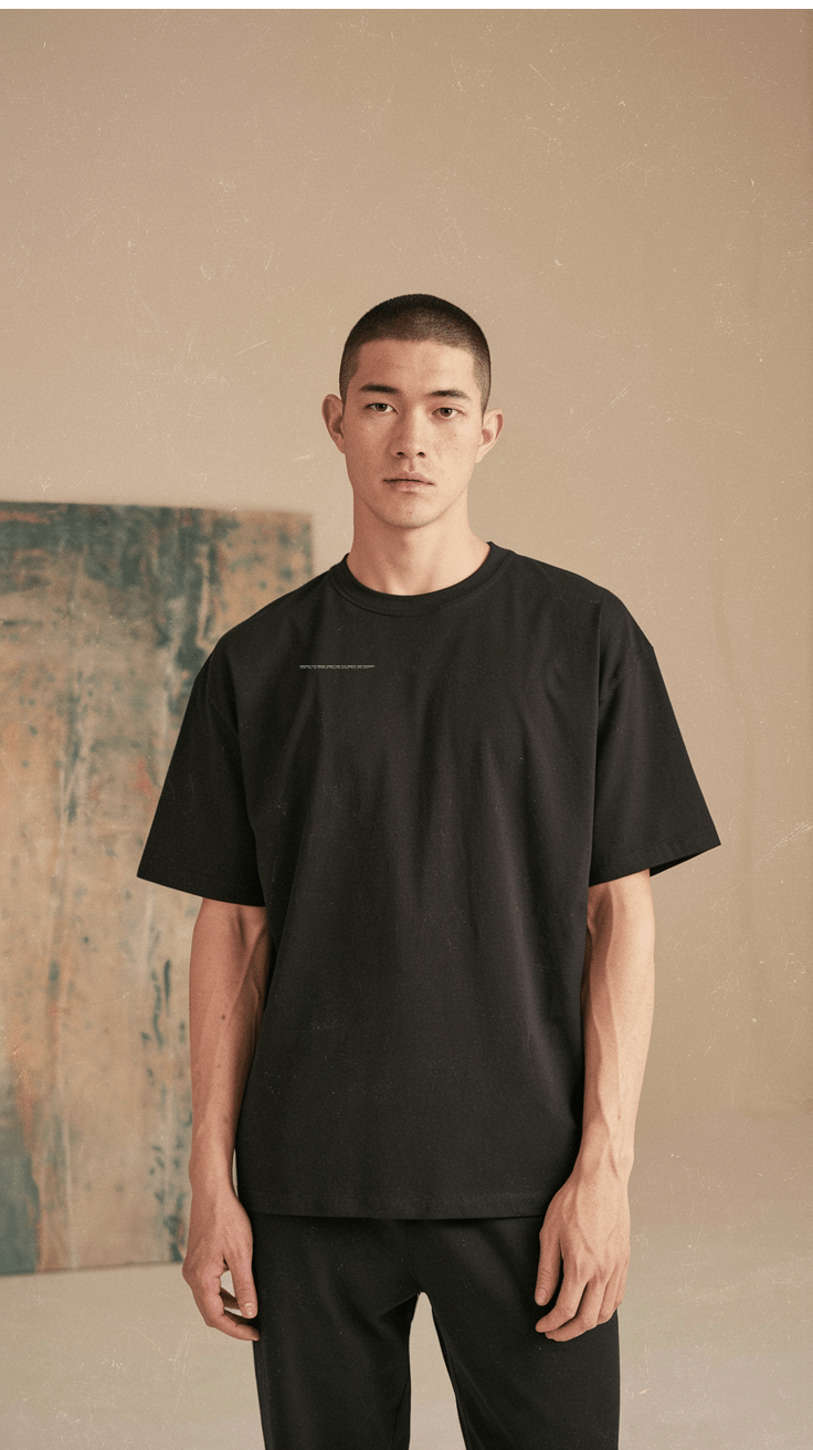 Black Ether Essential Organic Tee
