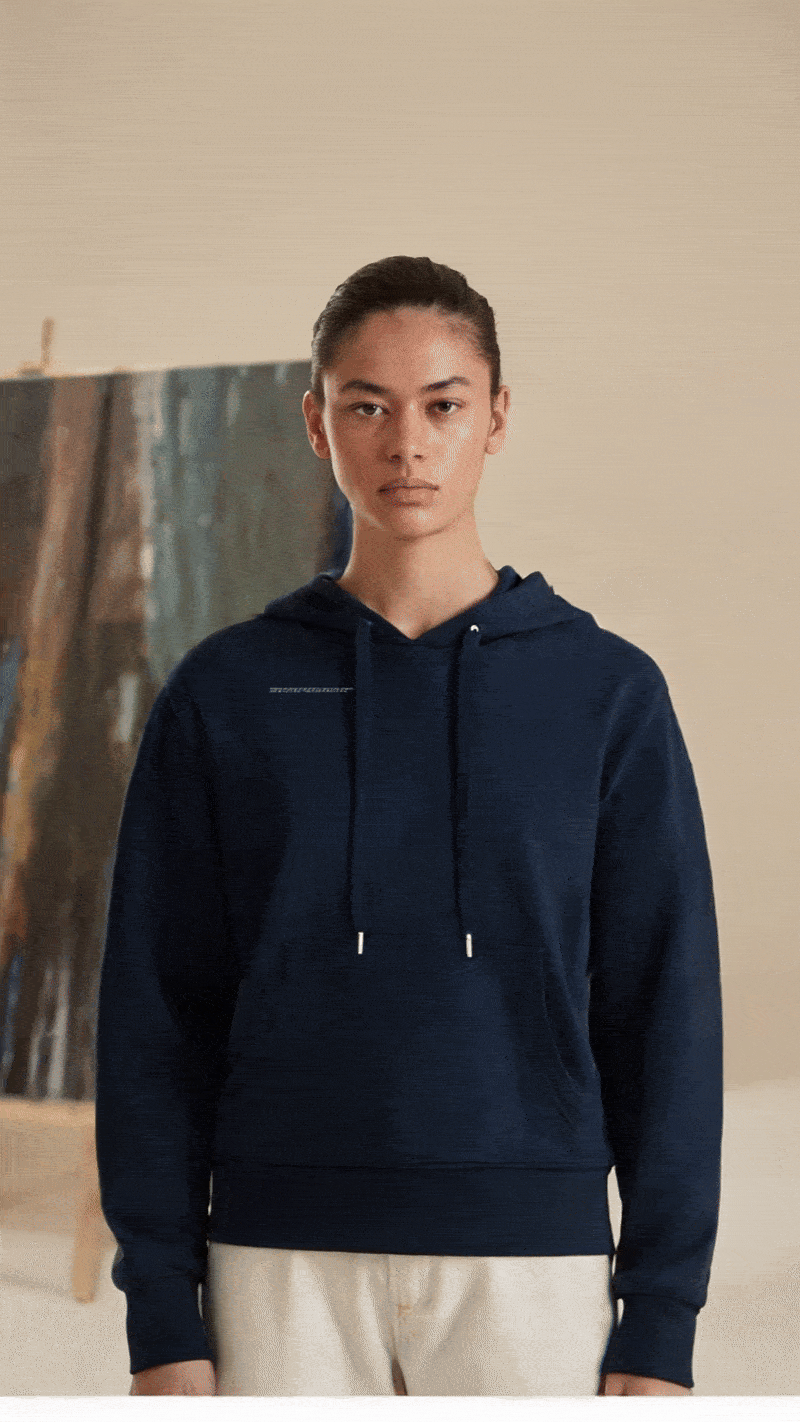 Moon Blue Organic Hoodie