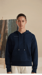 Moon Blue Organic Hoodie