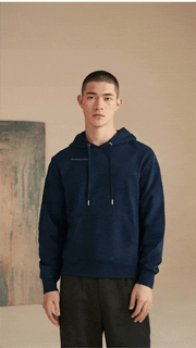 Moon Blue Organic Hoodie