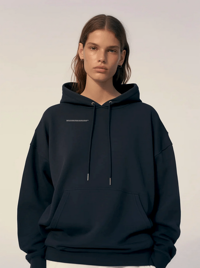 Moon Blue Organic Hoodie